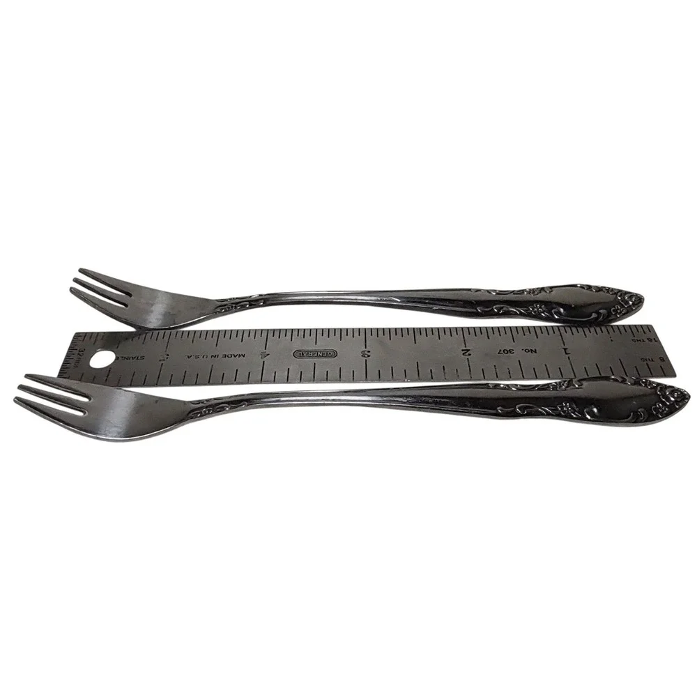 Northland Stainless Forks Royal Ballad Korea‎ Flatware Cocktail Seafood Oyster